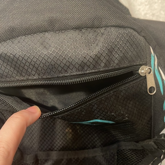 Russell Athletic Black and Blue Backpack - Picture 3 of 7